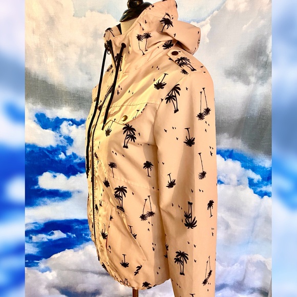 Volcom Enemy Lines Palm Tree Windbreaker Jacket ✨ - Picture 4 of 10